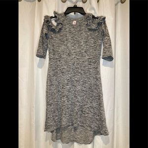 Justice girls size 12 plus cold shoulder dress